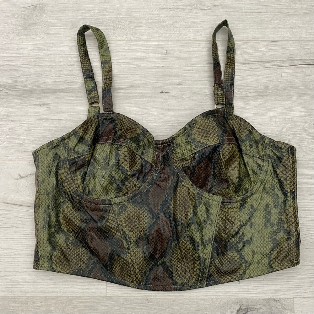 Princess Polly Snake Crop Top